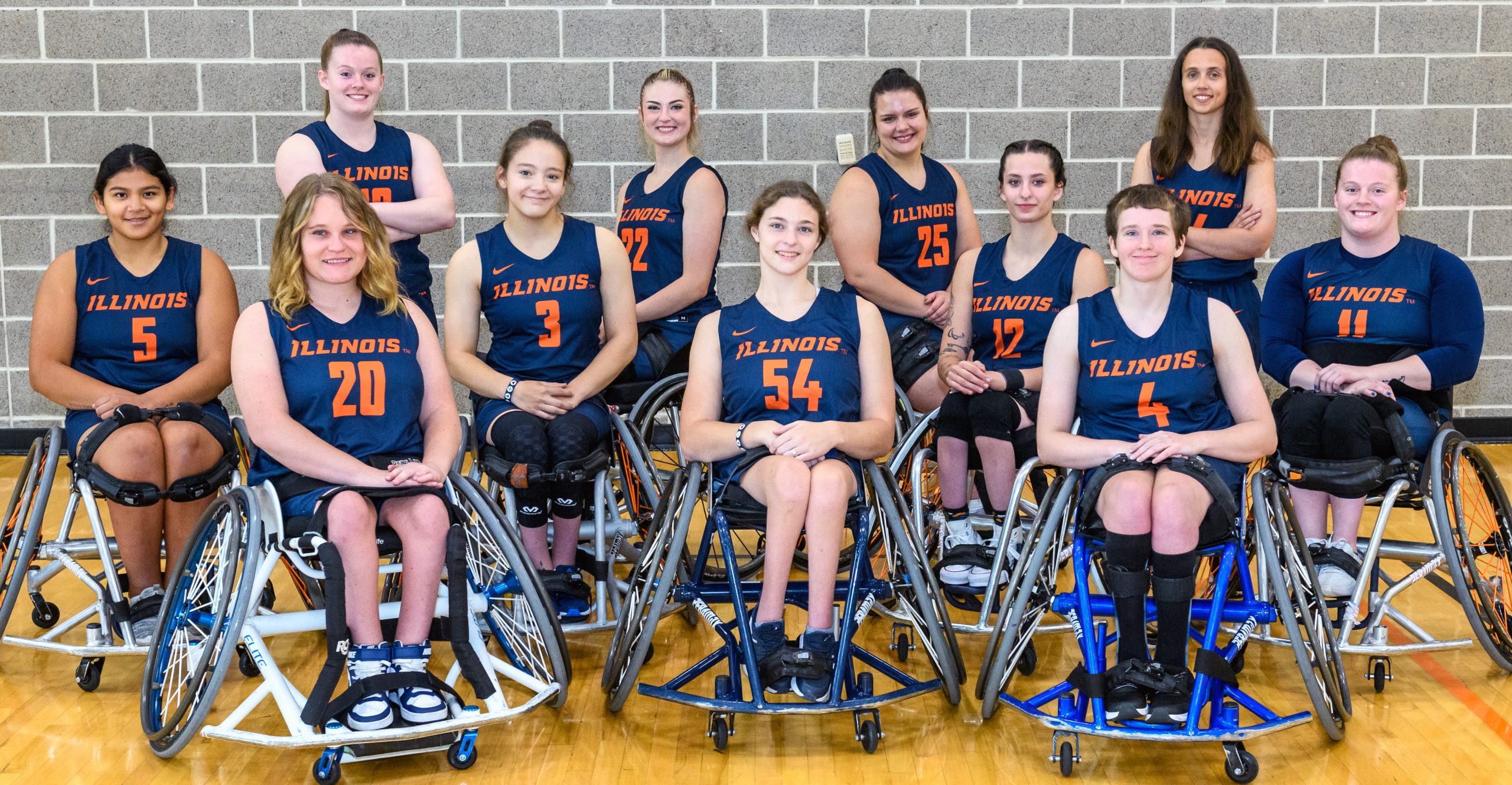 2023-24 Fighting Illini Women's Wheelchair Basketball Team photo